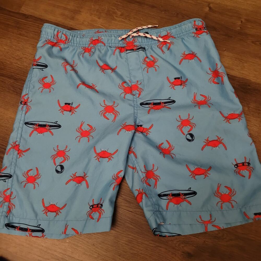 lands end boy swimshorts sx 14H-16H  euc